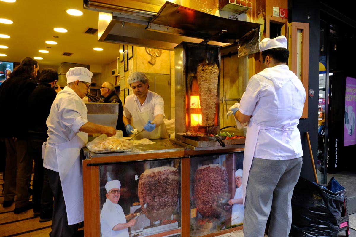 Istanbul Tourism - Donor Kebab Shop