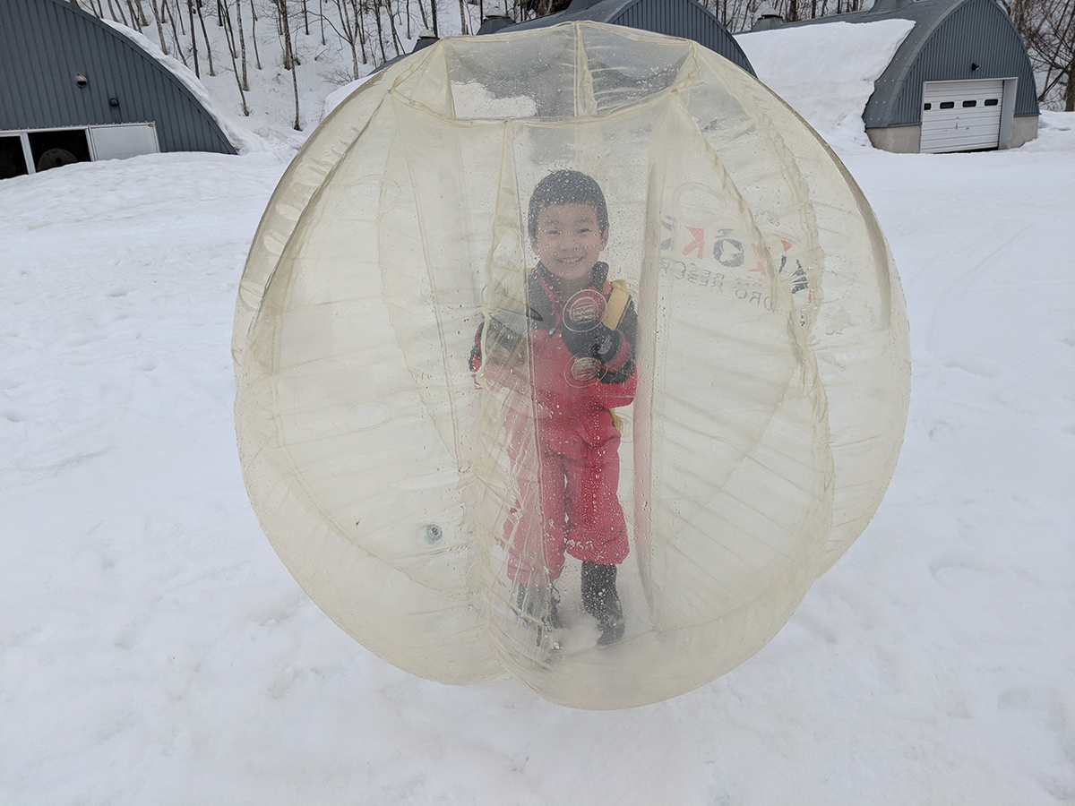 Kiroro Resort Snow Park Bubble Ball