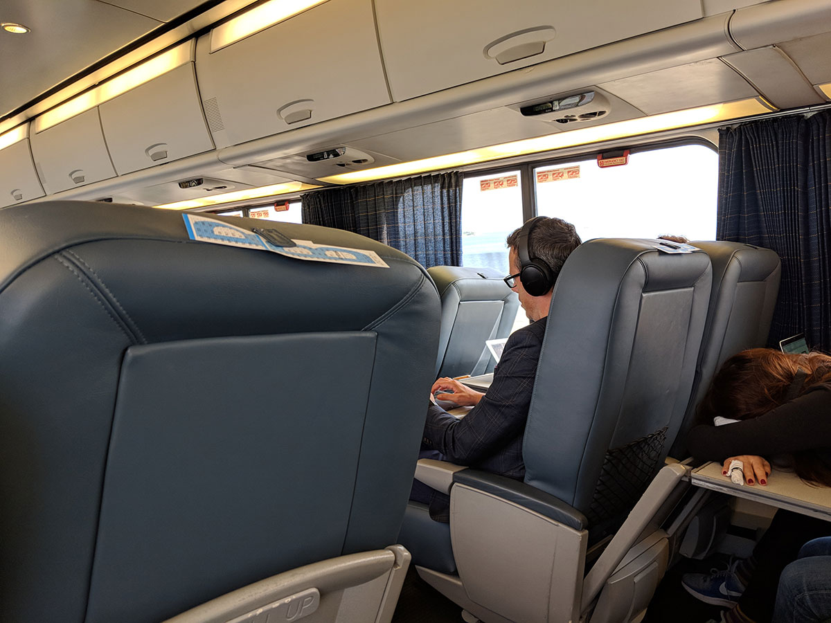 New York To Boston Train - Business Class