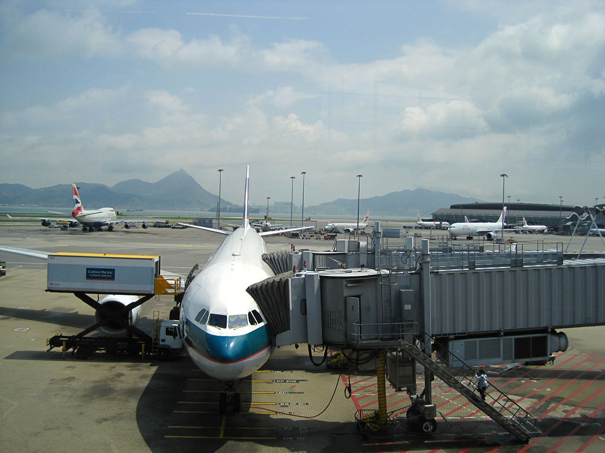 Bangkok to Hong Kong Cathay Pacific Economy Class 001