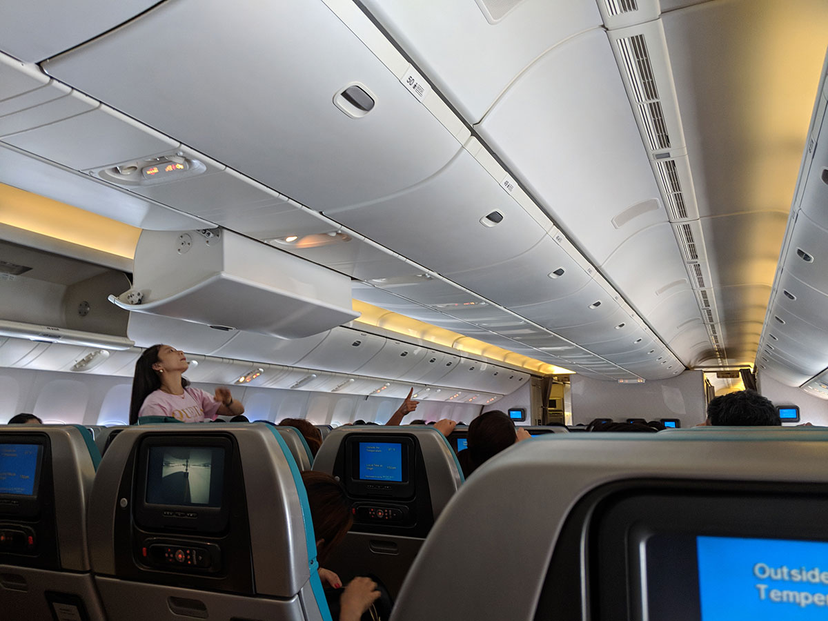 Bangkok to Hong Kong Cathay Pacific Economy Class