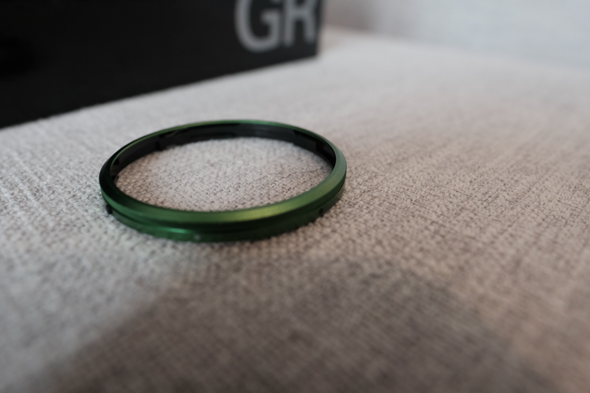 Ricoh GR2 Green Lens Ring